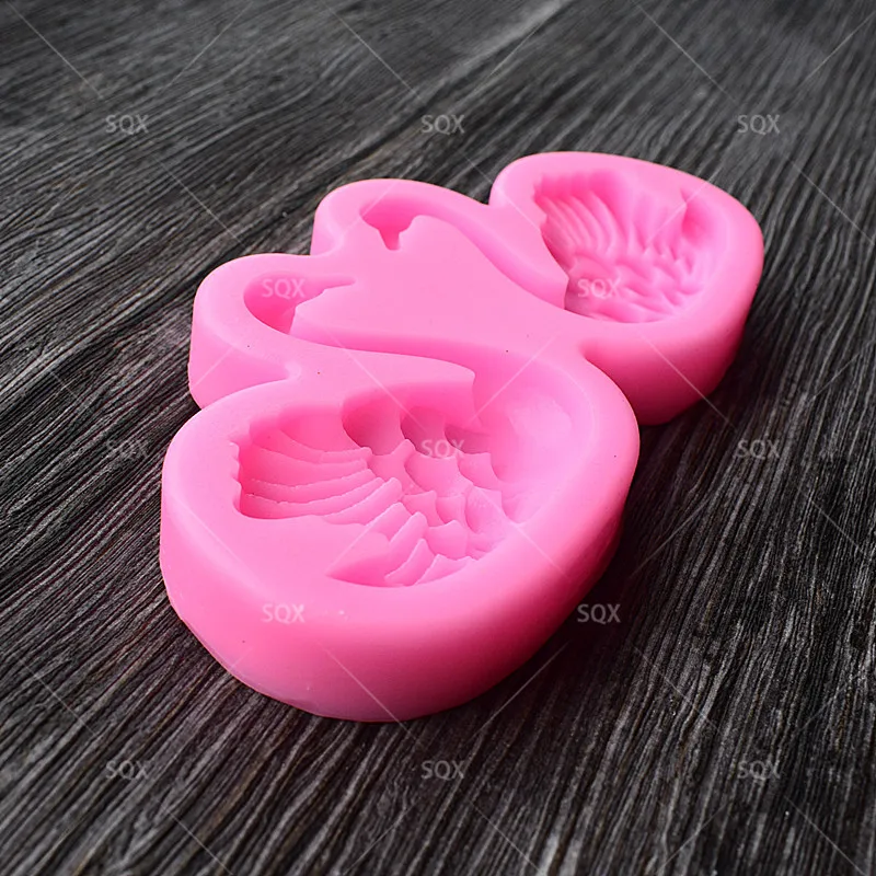 2 на лебедином шоколадных тортов силиконовая форма для помадки формы торта