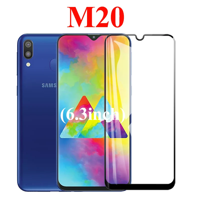 Закаленное стекло для samsung galaxy a10 a20 a30 a50 защита экрана m30 m20 m10 a90 a70 a40 на samsyng galaxy защитный чехол - Цвет: M20