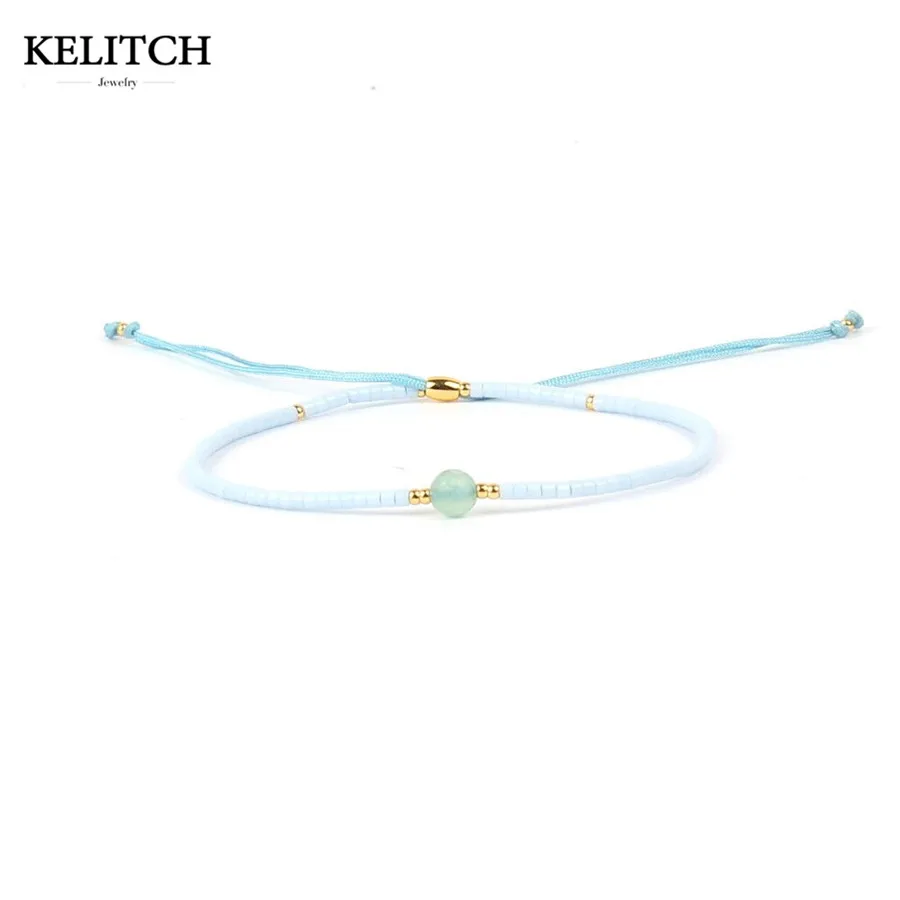 KELITCH браслеты дружбы, ювелирные изделия, бисерный Хрустальный Браслет, Браслеты-шармы, одна упаковка, браслет ручной работы для подарка