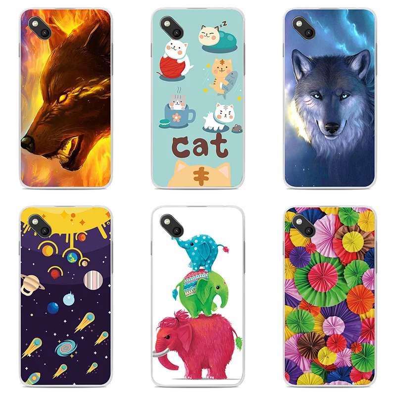 Soft Silicon phone case cover For Wiko Sunny shell Colorful design Painted TPU Sunset2 Flower |