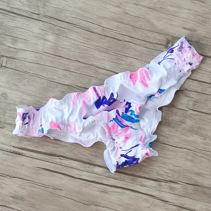 

Bikini Bottoms Sexy Cheeky Printing Swimwear Biquini Bikiny Bikinis Swim Suit Women Brazilian Bikini Thong Bottom