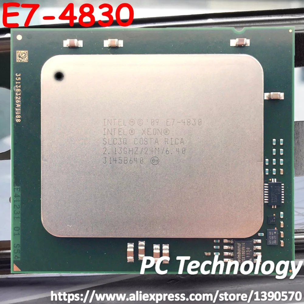 E7-4830 Original Intel Xeon E7 4830 2.13GHz 8-core 24MB 105W 32nm LGA1567 Processor  free shipping