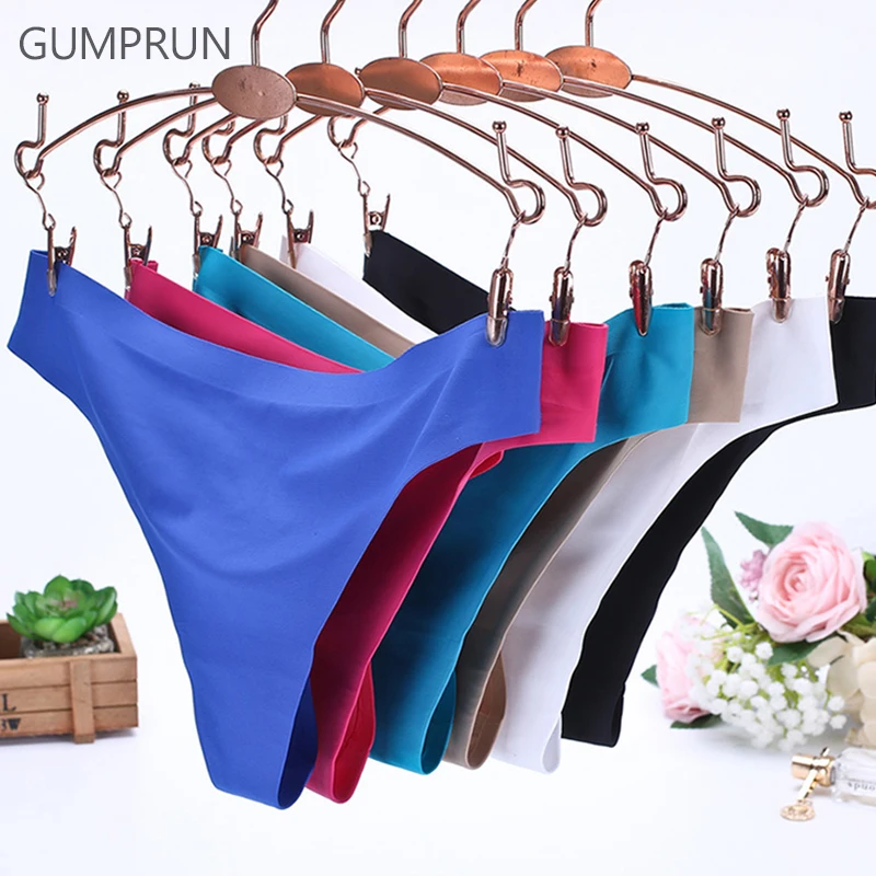 Мягкие женские бесшовные трусики GUMPRUN нижнее белье с низкой посадкой и