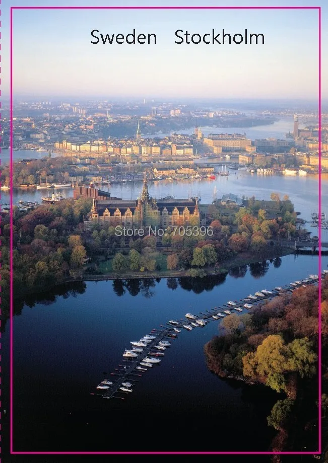 Бытовые декоративные Стикеры для украшения интерьера Швеция Стокгольм