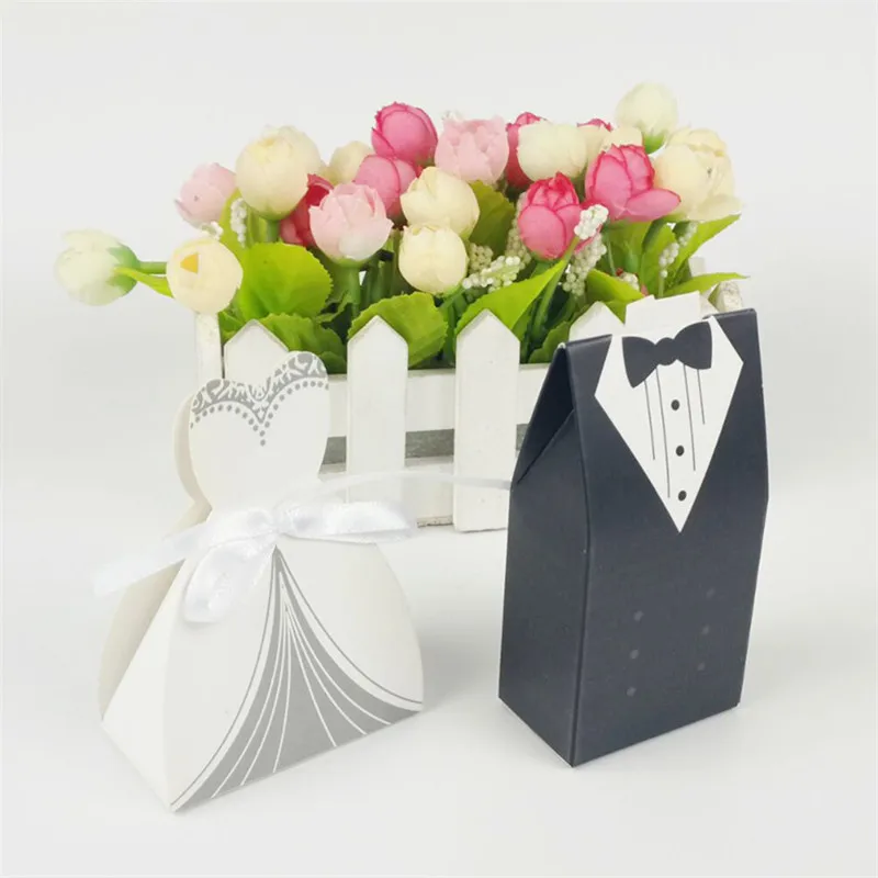 20pcs Wedding Candy Box Laser Cut Mini Kraft Gift Cardboard Carton Favor Packaging Decoration for Guests Boite Dragees | Дом и сад