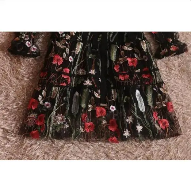 Женские взлетно-посадочной полосы с длинным рукавом личности Запад черный