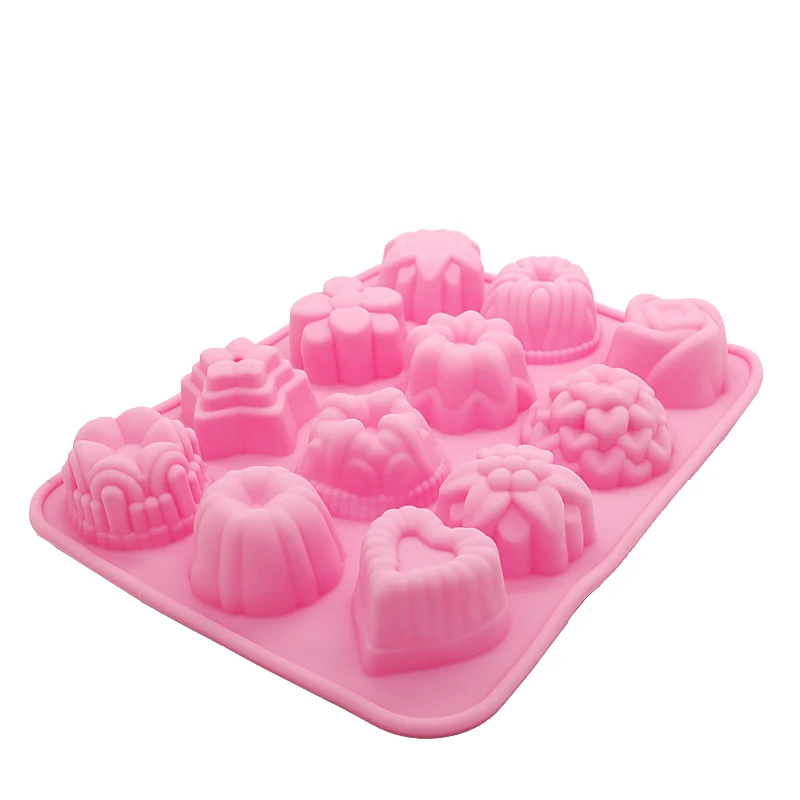 Креативный торт DIY формы цветок силиконовый ледяной куб шоколадный печенье мыло