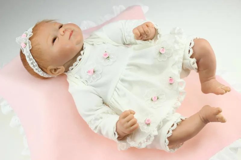 Новорожденные силиконовые куклы креативная игрушка-младенец 16 дюймов 42 см