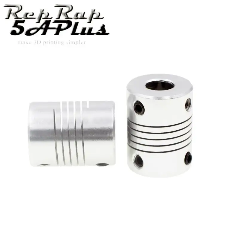 2PCS Flexible Shaft Coupling 5 * mm Stepper Motor Coupler Jaw 5mm To with 8 Setscrews for 3D Printer Part | Компьютеры и офис