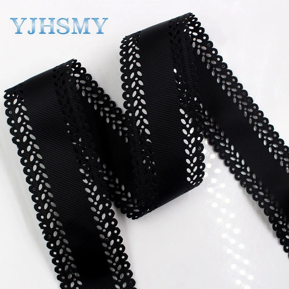 

YJHSMY G-18701-583,10 ярдов, горячая Распродажа, 45 мм полые цветы сплошная корсажная лента, DIY материалы ручной работы, аксессуары для одежды