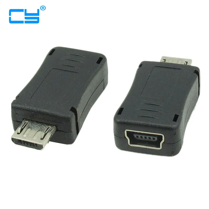 

Micro usb male to USB MINI 5pin T port Female connector for mobile phone adapter 2pcies/lot
