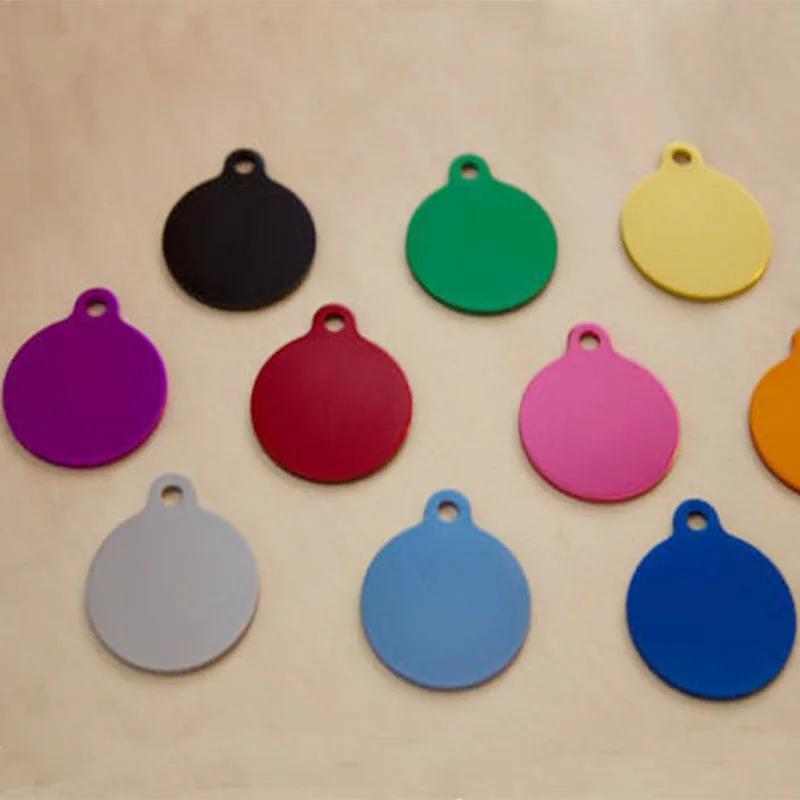 Бирки для домашних животных оптом 100 шт. бирки ключей на заказ двухсторонние