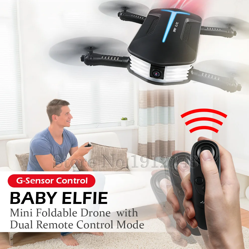 JJRC H37 мини складной Дрон с 720P HD WI-FI Камера селфи карманные беспилотники