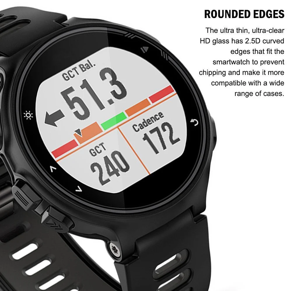

5 Pieces For Garmin Forerunner 735 Tempered Glass Ultra Cltra 9H For Garmin Forerunner 735XT Smartwatch Film Screen Protector