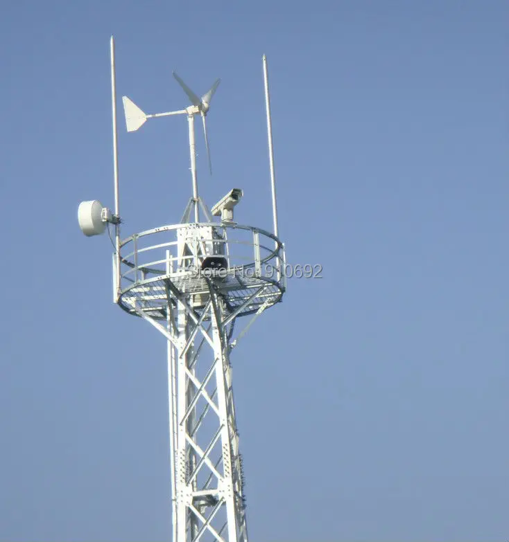 

2kw 96V horizental wind turbines for home use 48v 110v 3 blades with permanent magnet generator