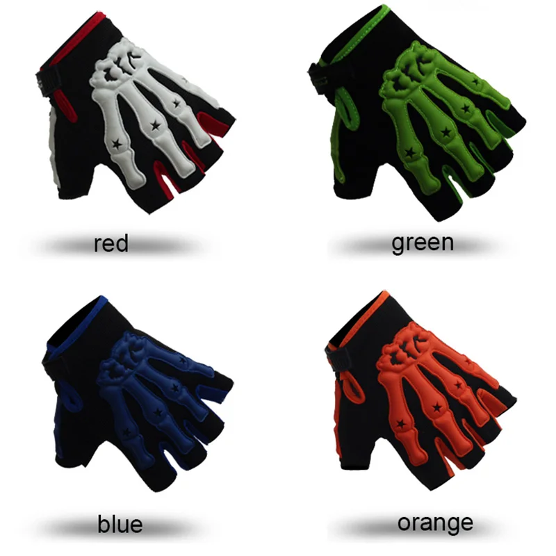 Автомобильные мотоциклетные перчатки с половинными пальцами отделенные