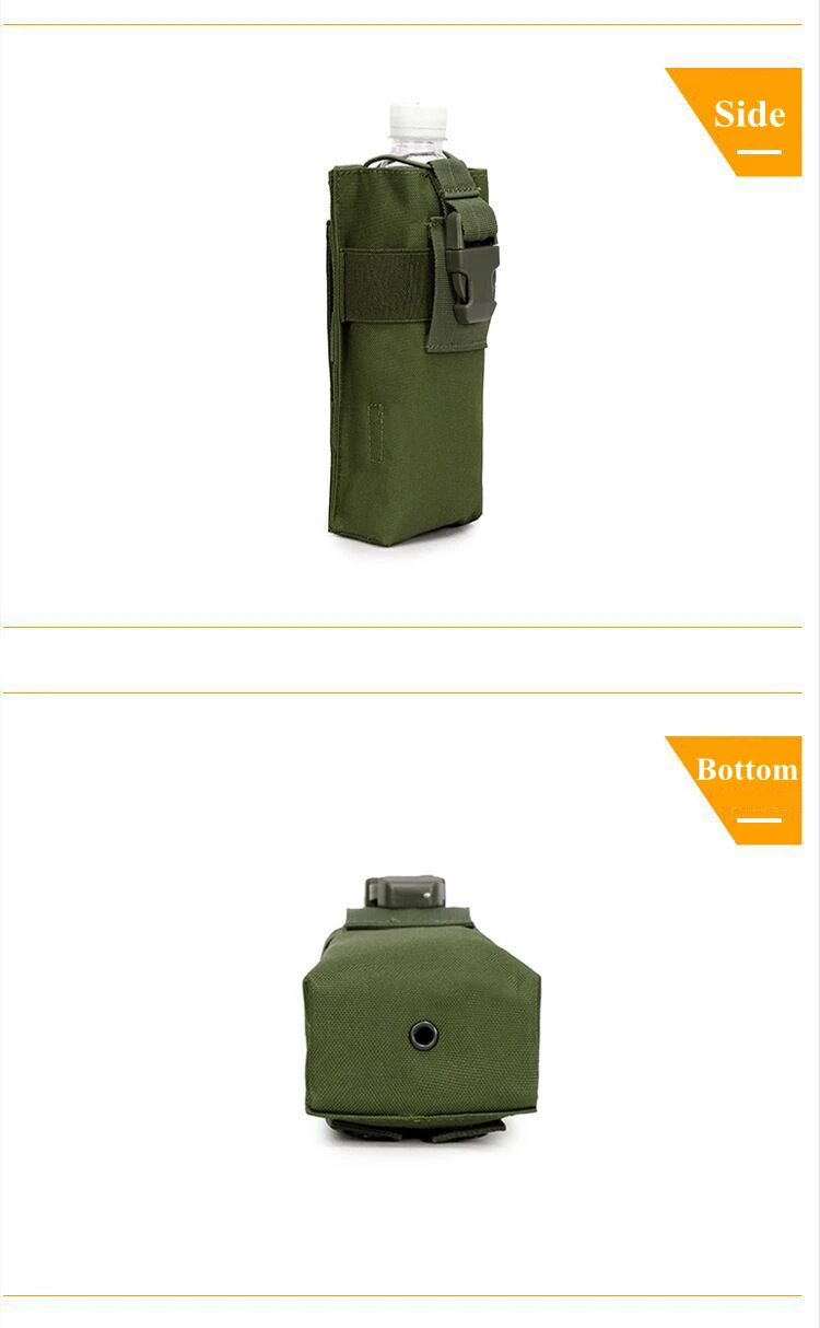 Военная система Molle сумка для бутылки воды 600D нейлоновая тактическая Боевая сумка для чайника походная охотничья сумка для бутылки воды сумка для переноски