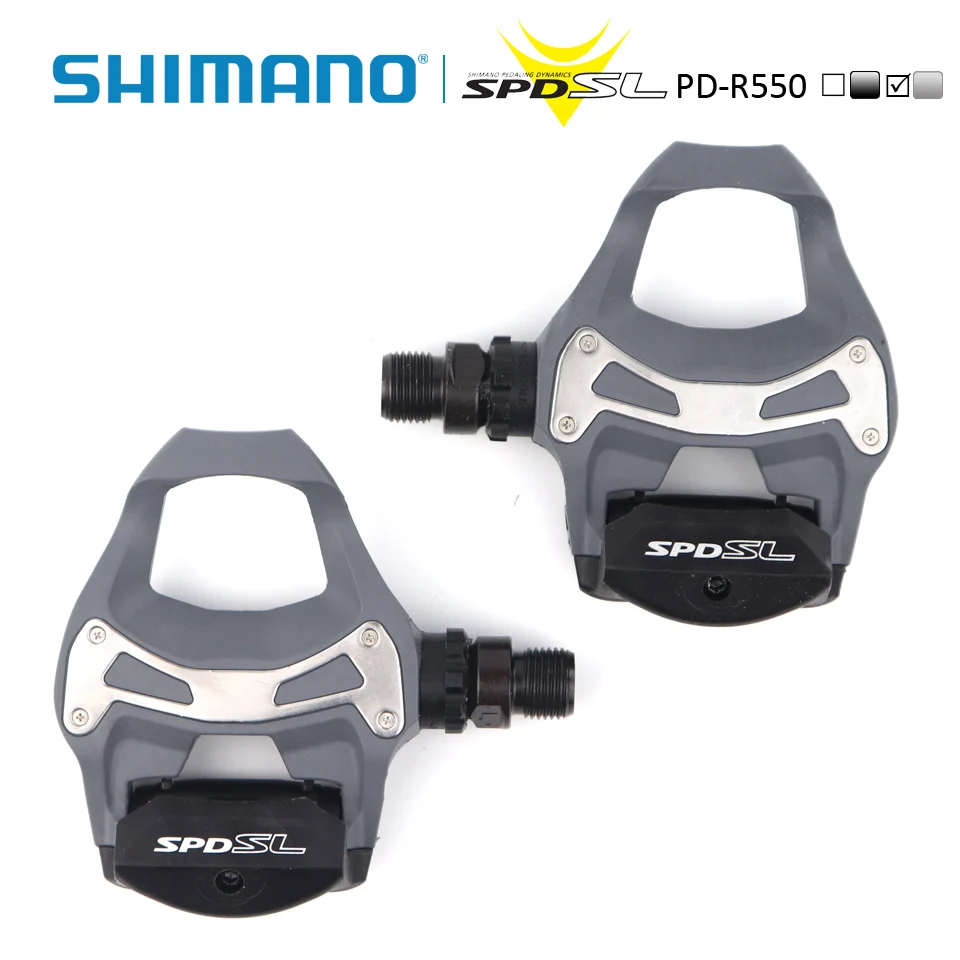 SHIMANO PD R550 шоссейный велосипед педали SPD SL дорожный и SM SH11 плавающий планка для езды