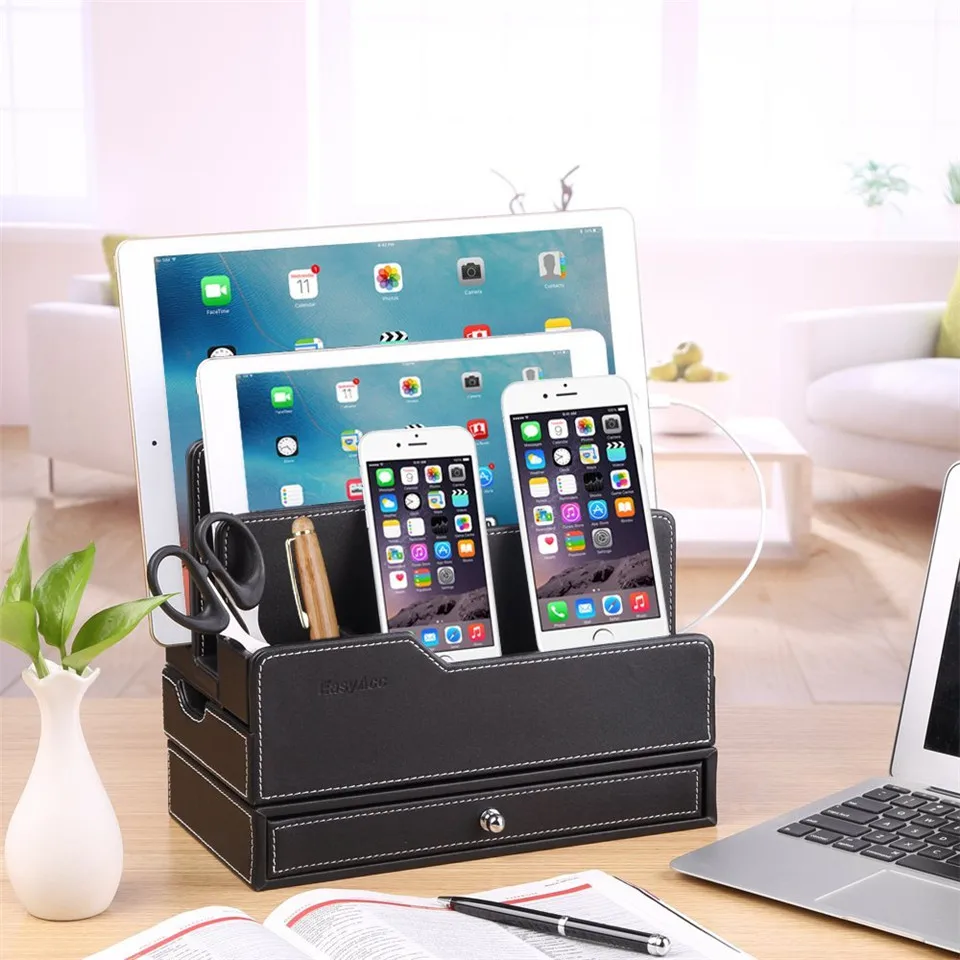 EasyAcc 6 Порты и разъёмы Photive 5 USB Зарядное устройство Док станция Подставка