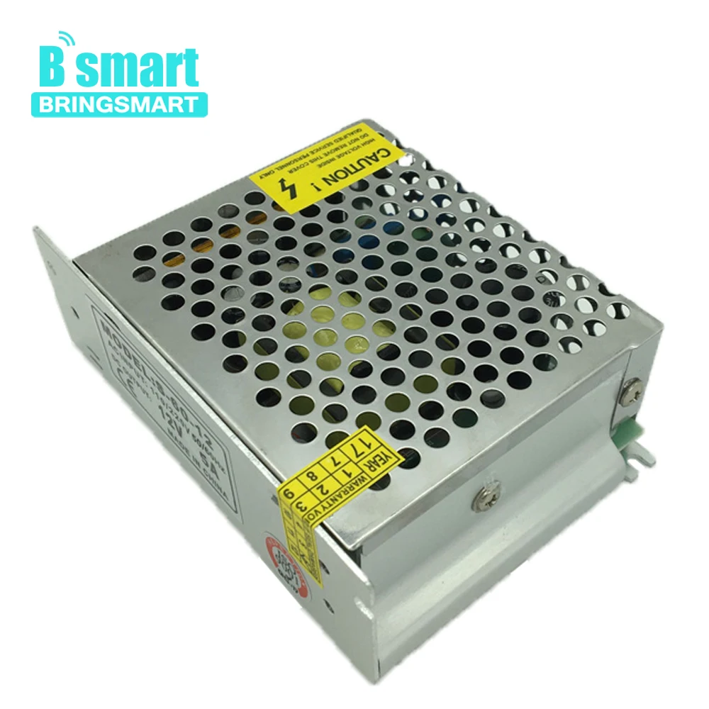 Трансформатор переменного тока в постоянный ток Bringsmart 12 В 5 А адаптер питания 1