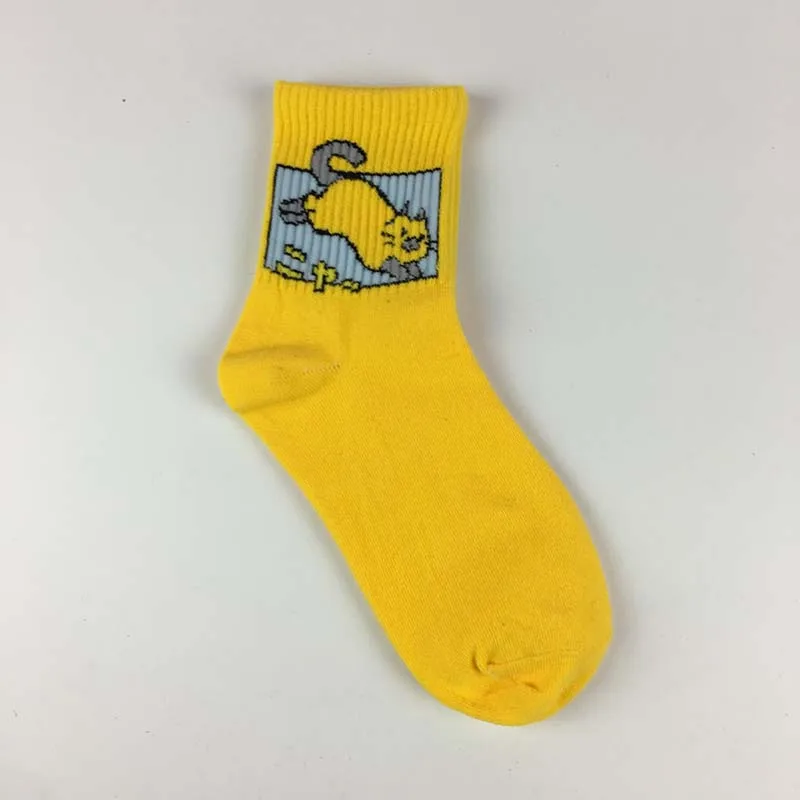Японские забавные носки [COSPLACOOL] в стиле Харадзюку с печеньем Мопсом/воздушным