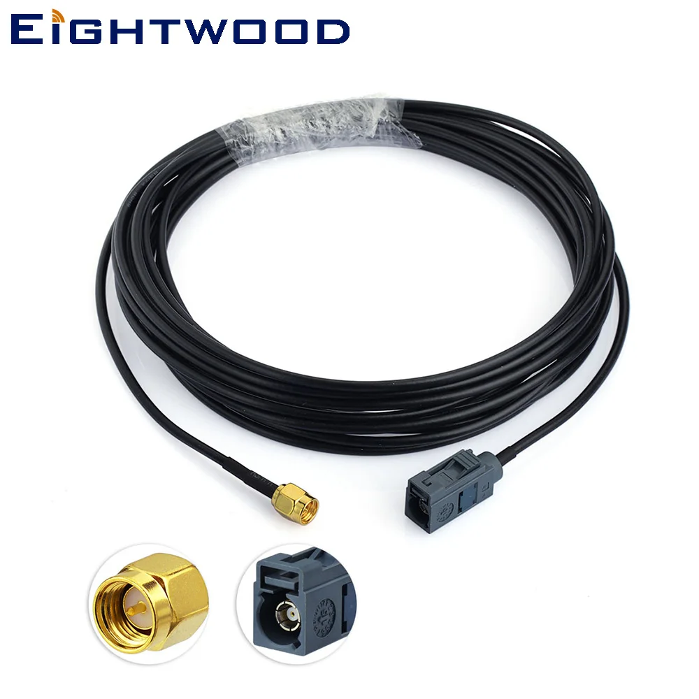 Eightwood преобразование Fakra прямой G разъем в SMA RF для DAB + Автомобильная цифровая