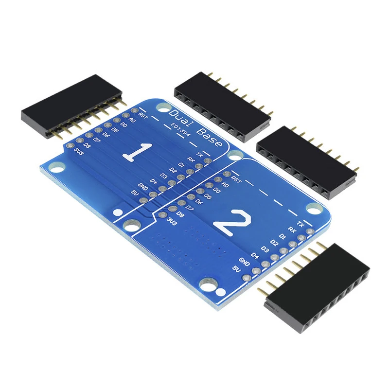 NodeMCU ESP8266 для Arduino Wemos D1 Мини Щит Модуль двойная розетка база щит Плата