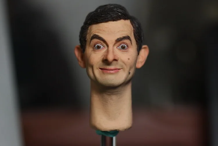 [ESTARTEK] KUMIK KM13 81 1/6 Mr Bean Head Sculpt для коллекционной экшн фигурки сделай сам 12 дюймов|head