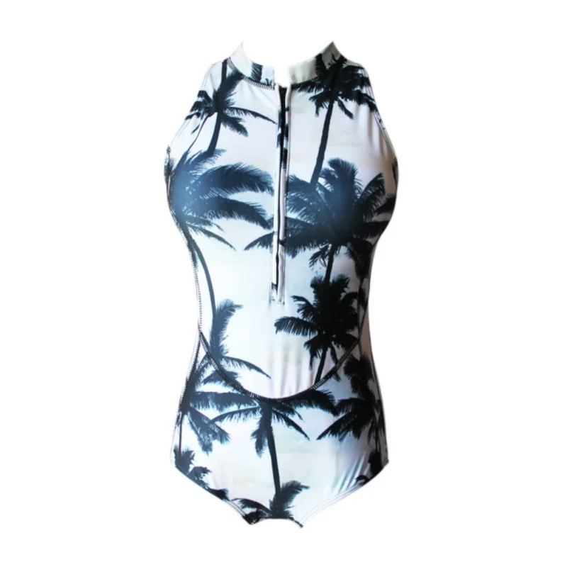 Новинка 2018 женский купальник в европейском стиле с цветочным принтом и длинным