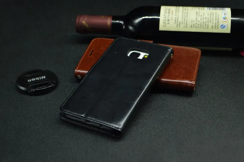 Кожаный чехол с откидной крышкой и подставкой для Samsung Galaxy S7 edge |