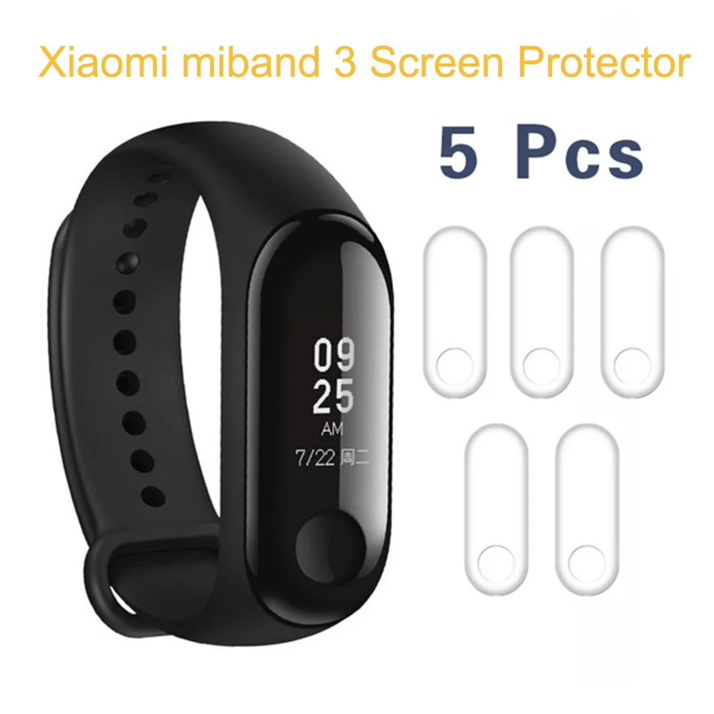 5 шт./лот для Xiaomi mi Band 3 Band3 Защитная пленка экрана band3 band HD ультра тонкая защитная
