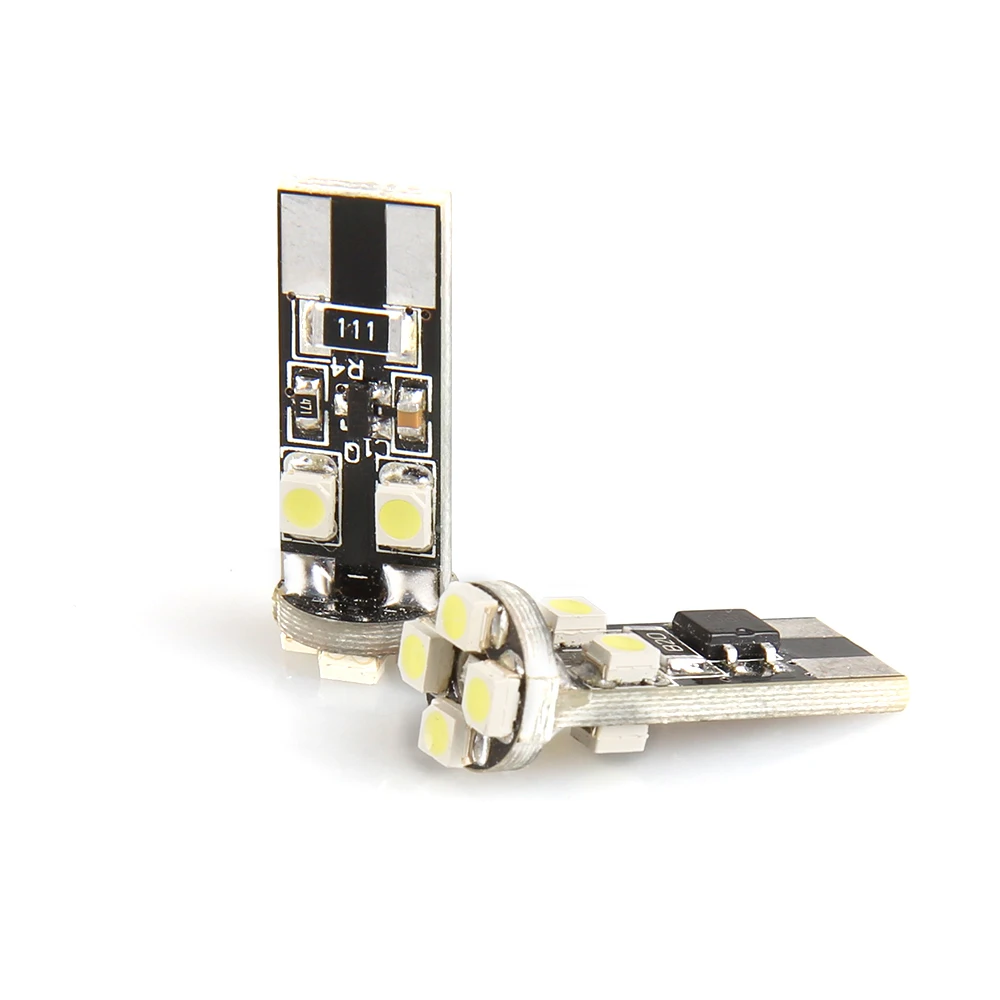 2 шт. авто LED T10 Canbus автомобильный Стайлинг автомобиля 9 14 в 3528 8SMD 5 Вт CANBUS