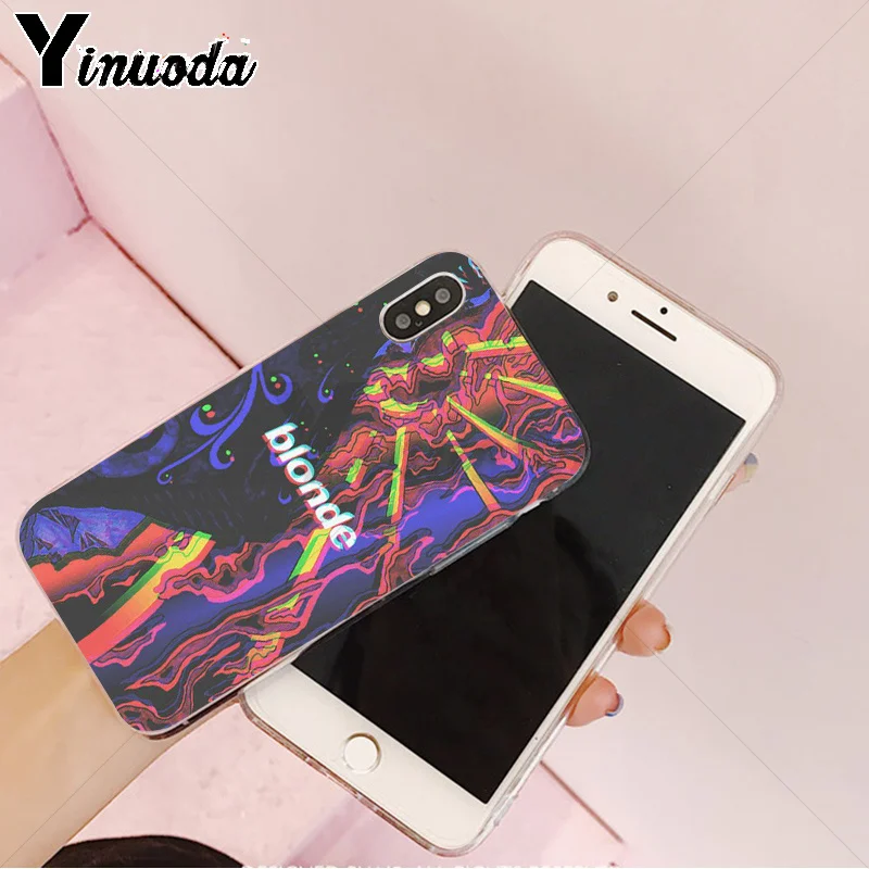 Yinuoda рисунок Frank Ocean Smart Cover Soft Shell чехол для телефона для iPhone 8, 7, 6, 6 S, Plus, 5, 5S SE XR X XS MAX корпус под плетенную сумку