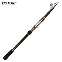 goture medium heavy new design telescopic spinning fishing rod mh 2 1m 2 4m high carbon lure fishing rods