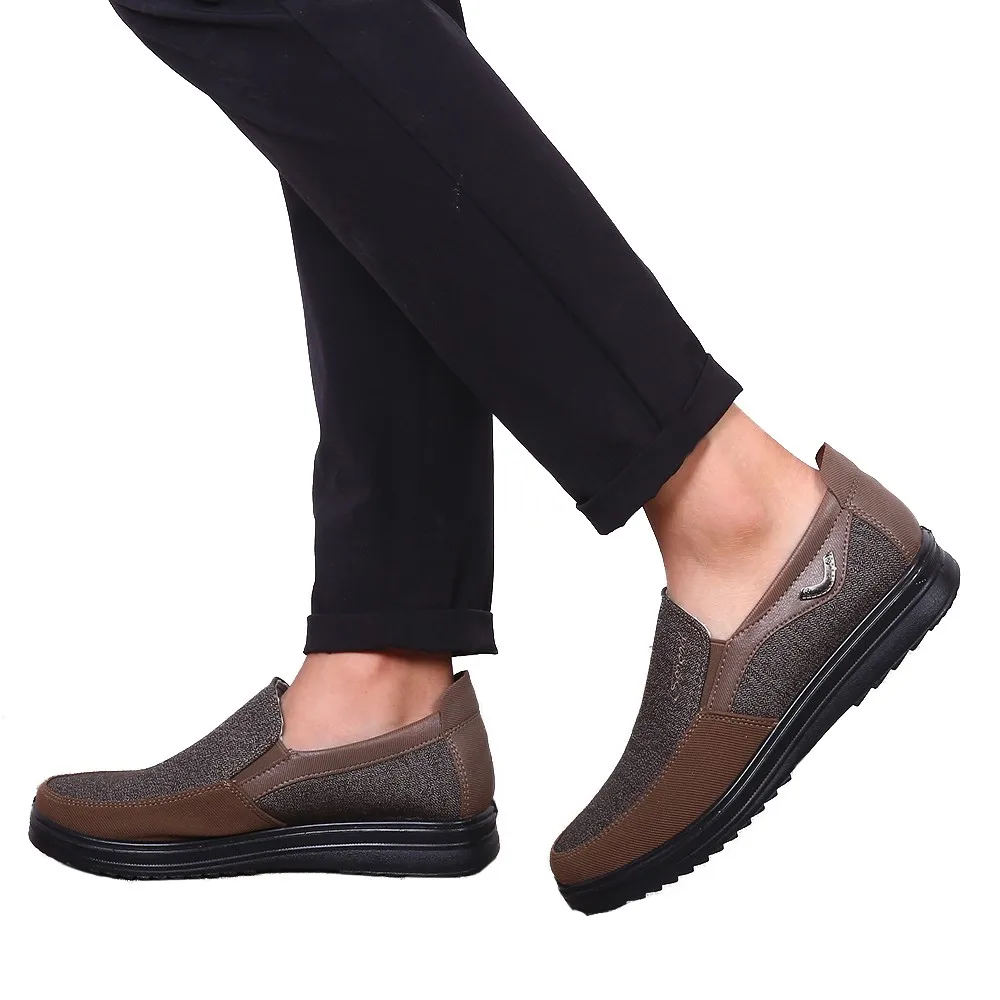 Мужская деловая обувь повседневная модельная хлопковая ткань модная Zapatos De Hombre 5