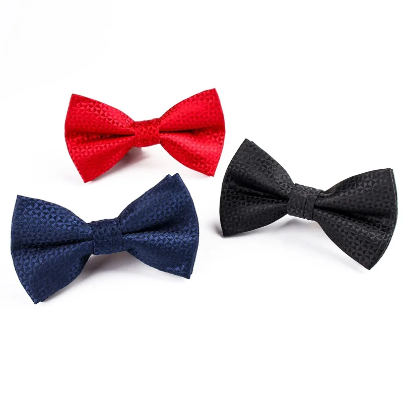 Для мужчин женщин Soild Цвет бабочкой регулируемый палубе Bowties дизайнер платье