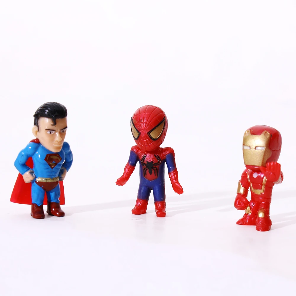 8/12 шт Marvel Рисунок Мстители 4 эндшпиль мини Действие Детские Игрушечные Фигурки