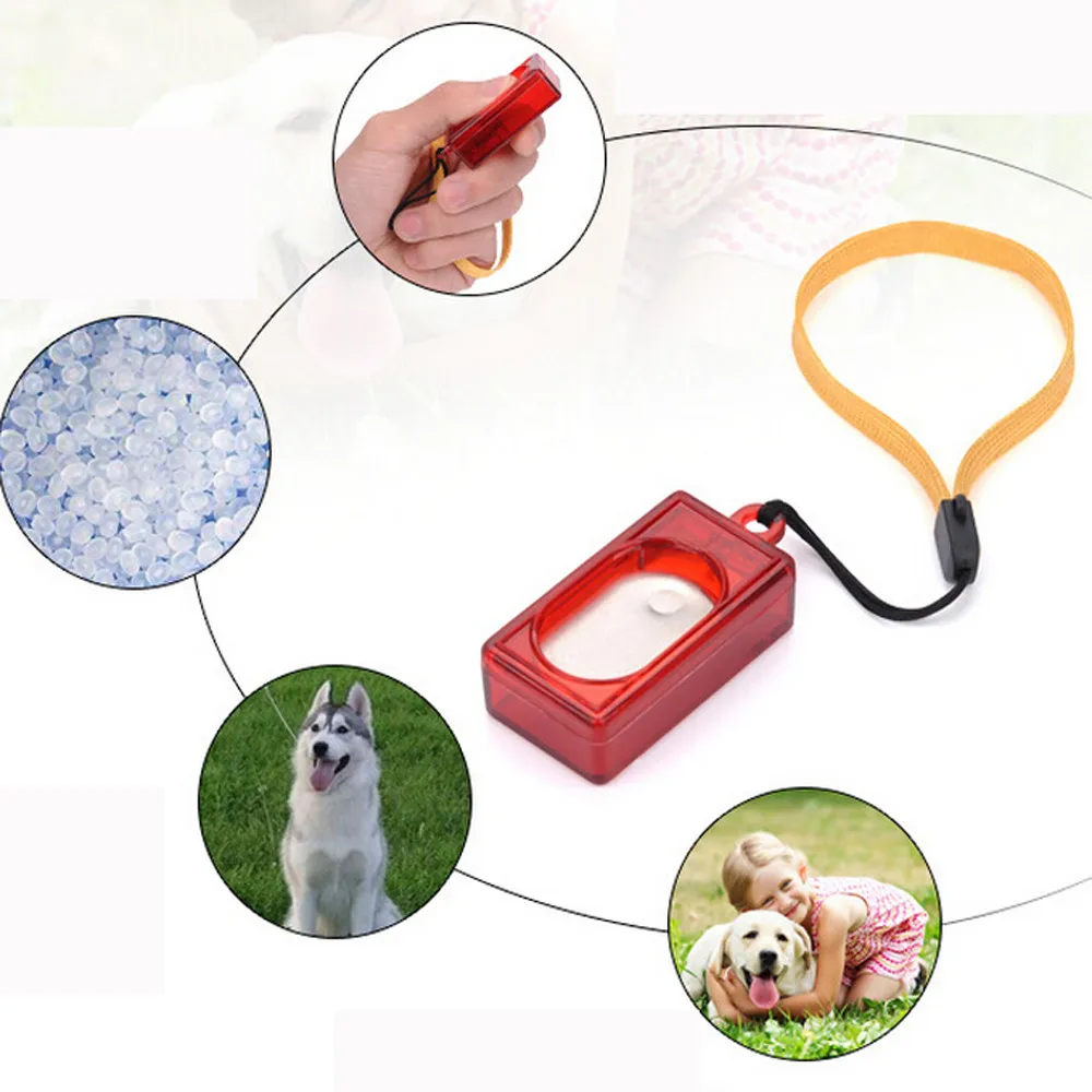 Игрушки для собак red Dog Pet click кликер практическая тренировка выносливости вспомогательный ремешок на руку инструмент для обучения