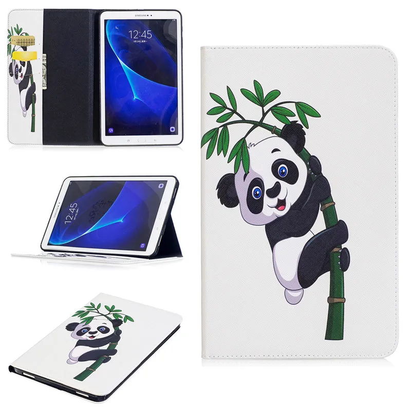 2017 для Samsung Tab A6 10 1 мультяшный кожаный чехол из ТПУ Galaxy A 6 2016 T585 T580 T580N чехлы