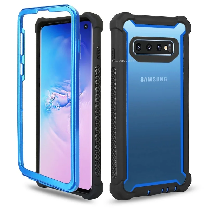 Роскошные 360 Защитный противоударный чехол для samsung Galaxy S10 S10e S8 S9 Plus Note 9 крышка с Экран Протектор Красочные