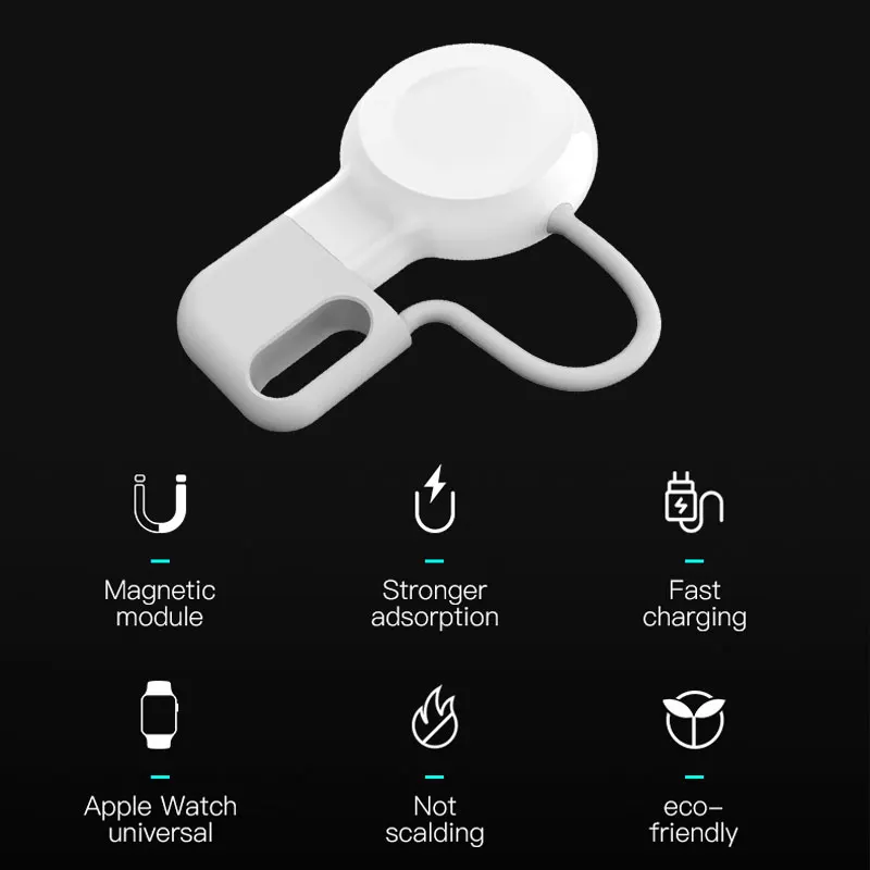 Высококачественное беспроводное зарядное устройство для Apple Watch series 1 2 3 4 магнитное USB беспроводное быстрое зарядное устройство для Apple Watch 4 3 2 1 Зарядка