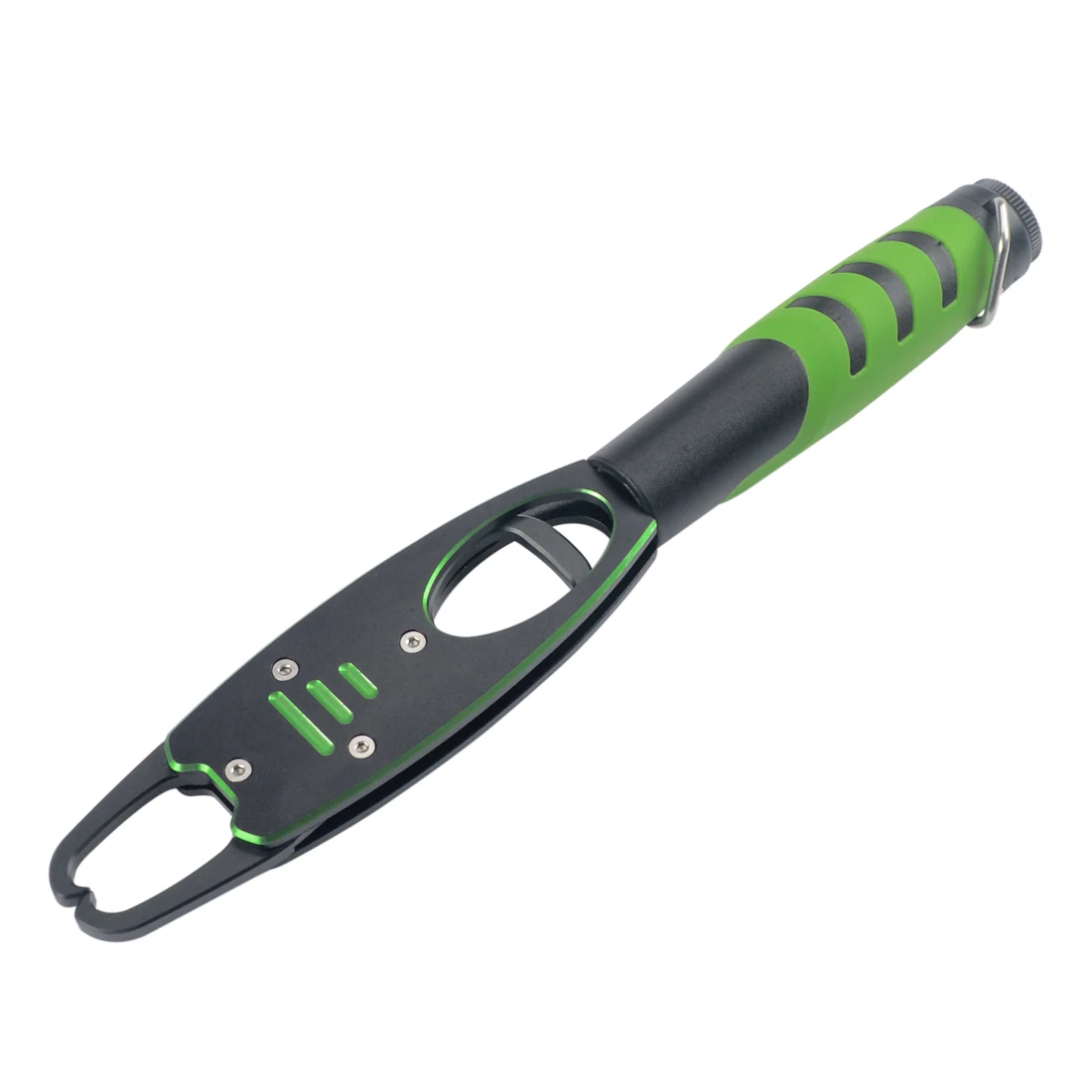 Green Новое поступление, новые цветные рыболовные ручки для губ с 15KGS шкалой, портативный захват для рыбы с мягкой резиновой ручкой - Цвет: Green