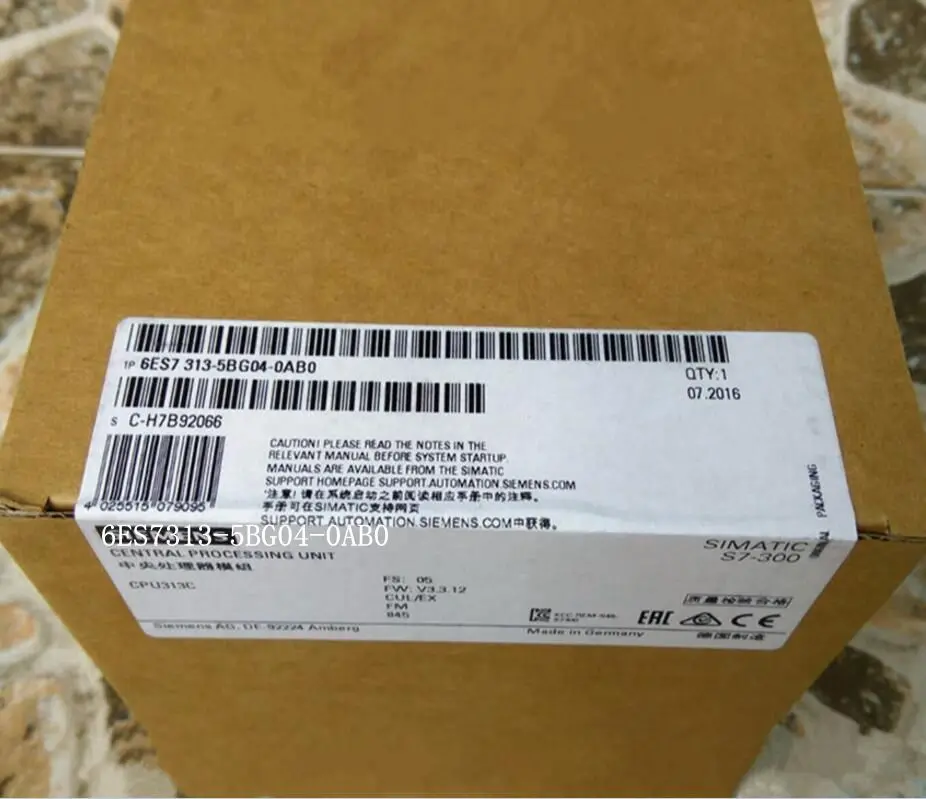 SIMATIC S7-300 CPU313C Оригинальный Новый 6ES7313-5BG04-0AB0 | Обустройство дома