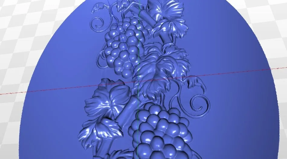 3d model GRAPES_3 relief for cnc in STL file format | Инструменты