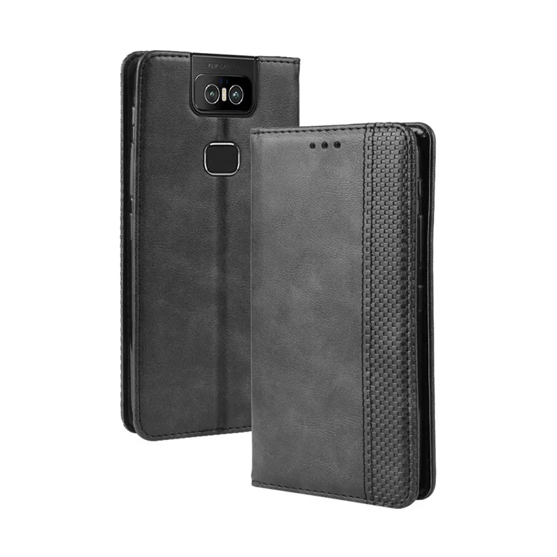 Ретро Флип-книжка Магнитный кожаный чехол для xiaomi Redmi K20 Pro 7A Чехол кожаный флип-чехол на магните для Redmi K20 7 чехол для телефона - Цвет: black