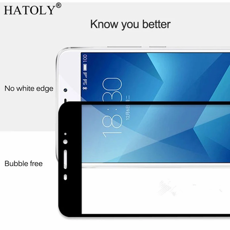Закаленное стекло HATOLY для Meizu U10 Защитная пленка экрана Meilan U 10 полное покрытие U680H