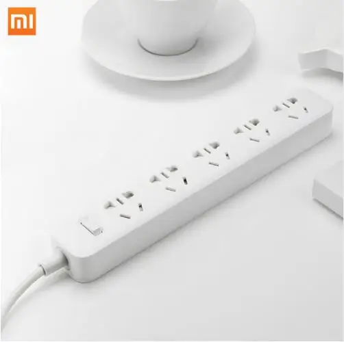 100% оригинал штепсельная вилка Xiaomi для силовой ленты 5 розеток электрическая