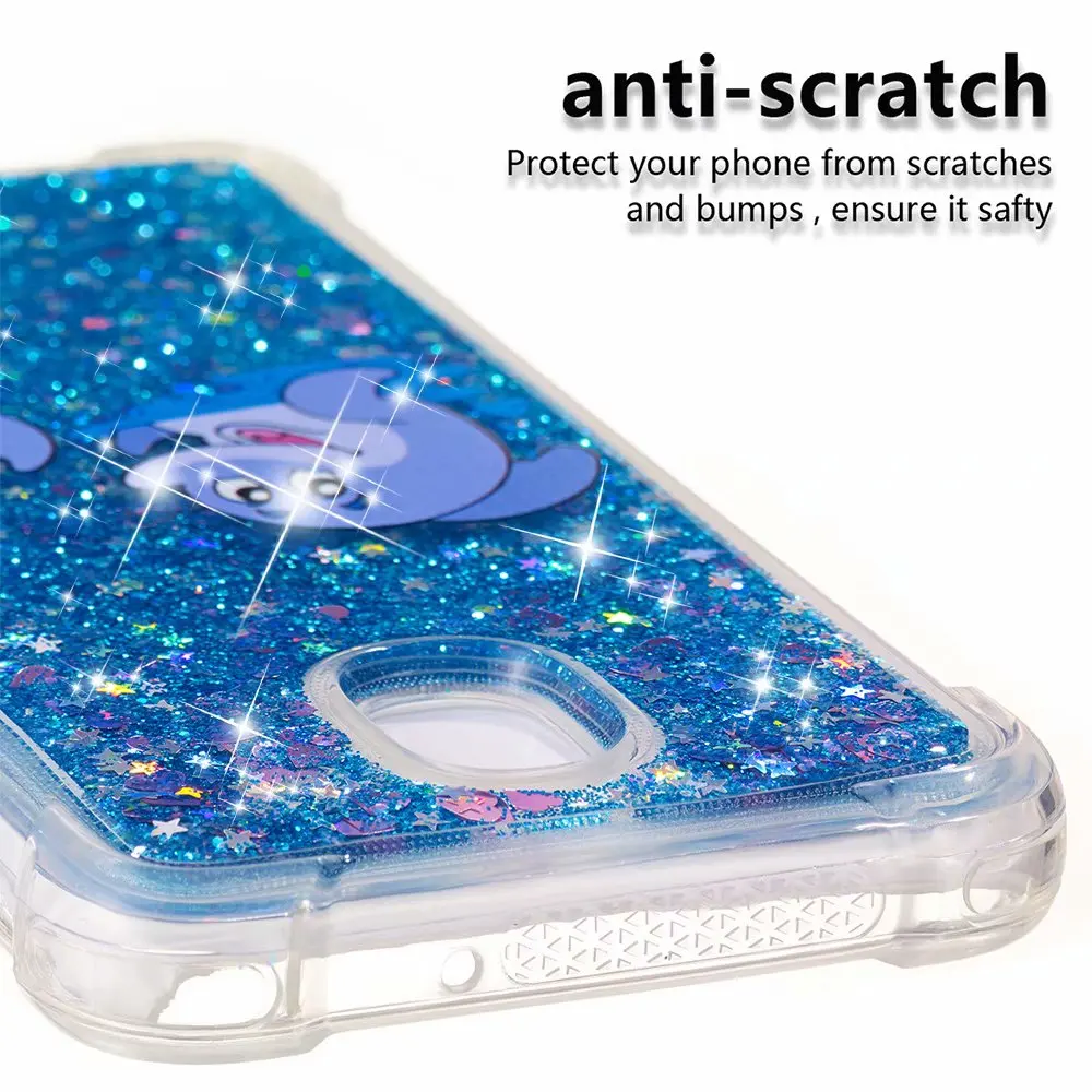 Luxury Dynamic Liquid Bling Quicksand Phone Case for Sony XA1 XA2 XZ1 XZ2 Compact XZ Premium Soft Silicone Cartoon Panda Cover |