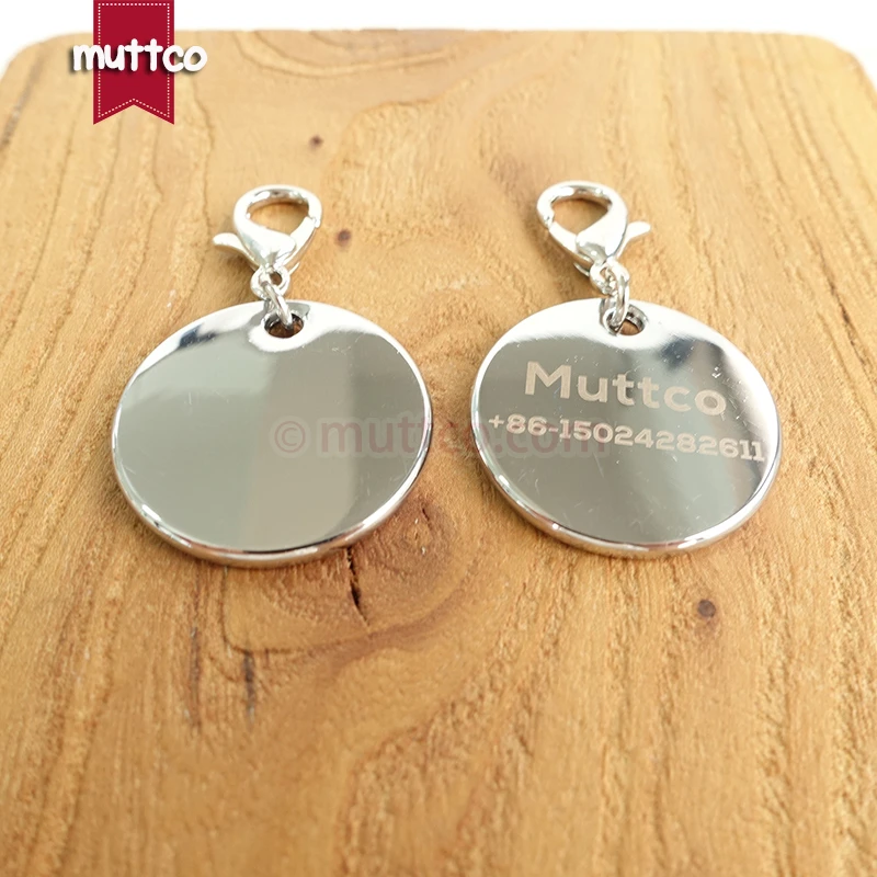 Дит-012 2 шт./лот розничная продажа с лазерной надписью круглые милые собачки