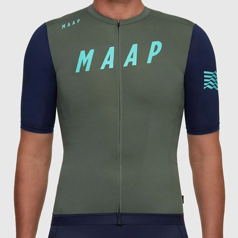 7 MAAP new arrival simple ventilation thin Cycling Jerseys Summer bike riding clothing tops quick dry camisetas de ciclismo - Цвет: 7